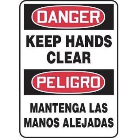 Accuform Radiation & Laser Sign, 14 in H x 10 in W, Accu-Shield MRAD604XP